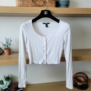 Forever 21 cropped cardigan sweater